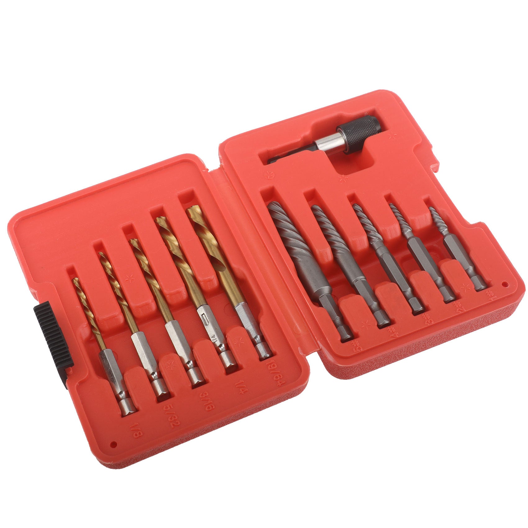 In Stock High-Speed Steel Drill Bit Set11pcs Screw Extractor Set In Stock Wholesale Broken Wire Extractor