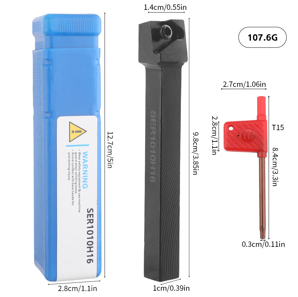 Spot Goods21PCS Multifunctional Carbide Inserts Tool Holder Boring Tool Rod with Wrench for Lathe Turning Tool