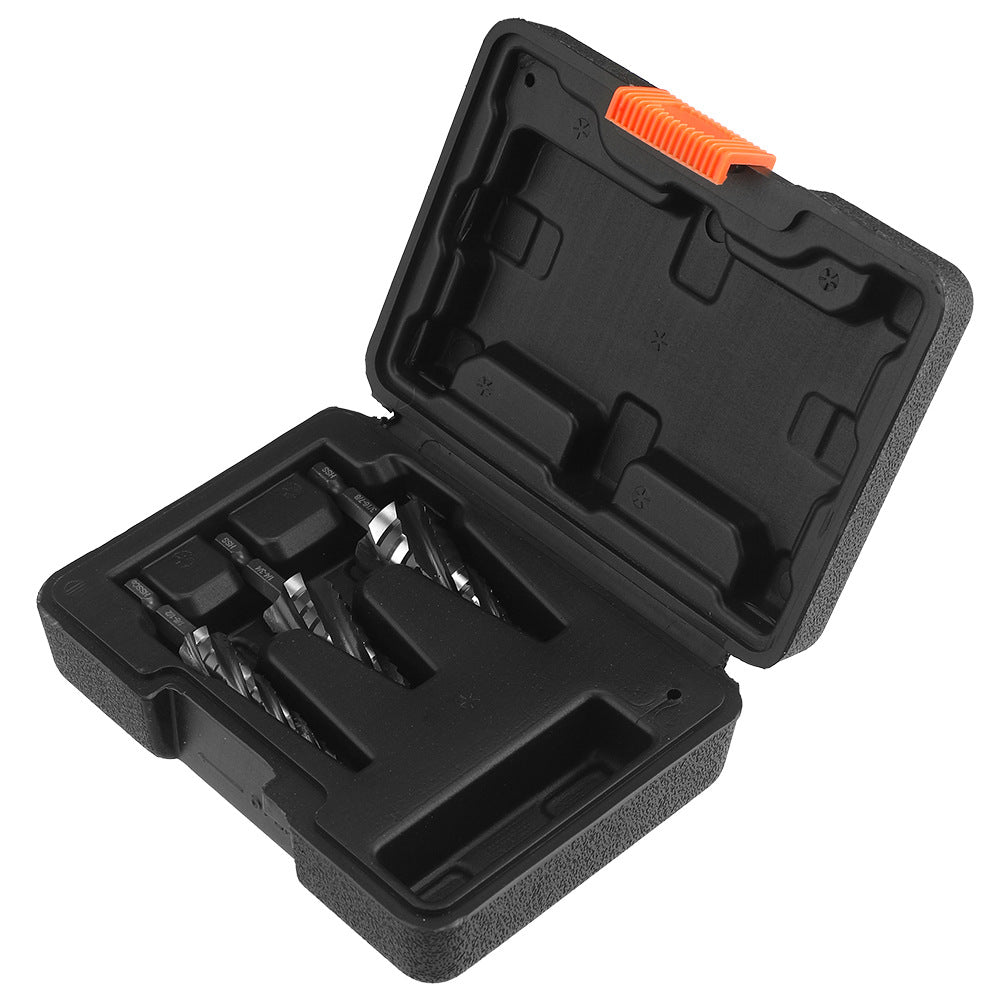 High-speed Bearing Steel HSS4341Stainless Steel Step Drill Bit Pagoda Drill Bit Four-slot Reamer Drill