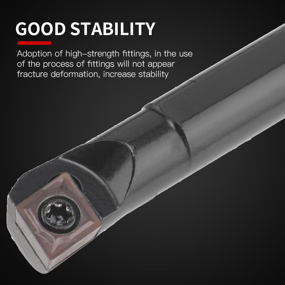 4Pieces S07K/S08K/S10K/S12M-SCLCR06Turning Tool Holder10Pieces CCMT06020 Blade