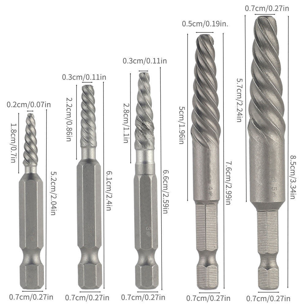 In Stock High-Speed Steel Drill Bit Set11pcs Screw Extractor Set In Stock Wholesale Broken Wire Extractor