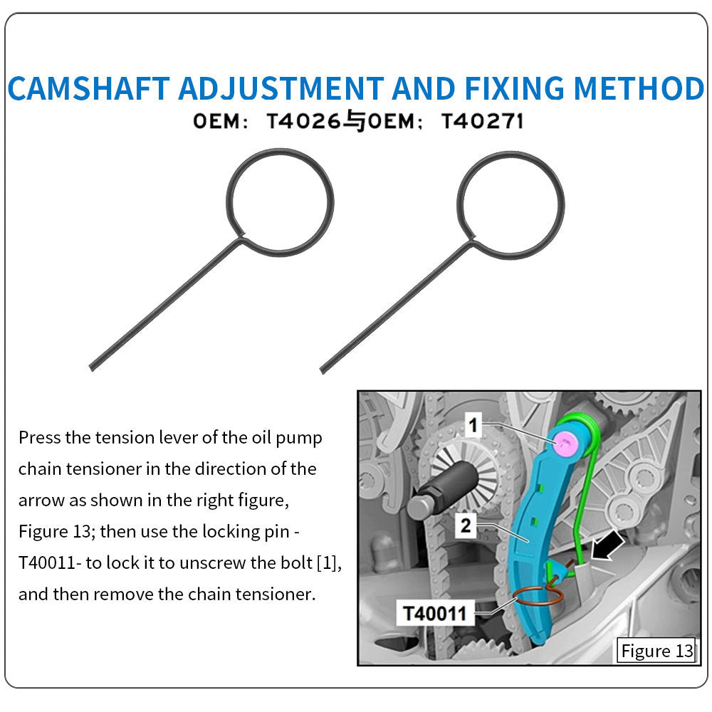 Volkswagen Audi1.8T 2.0T cc Magotan A4Wu Rui EA888Engine Timing Special Tool New