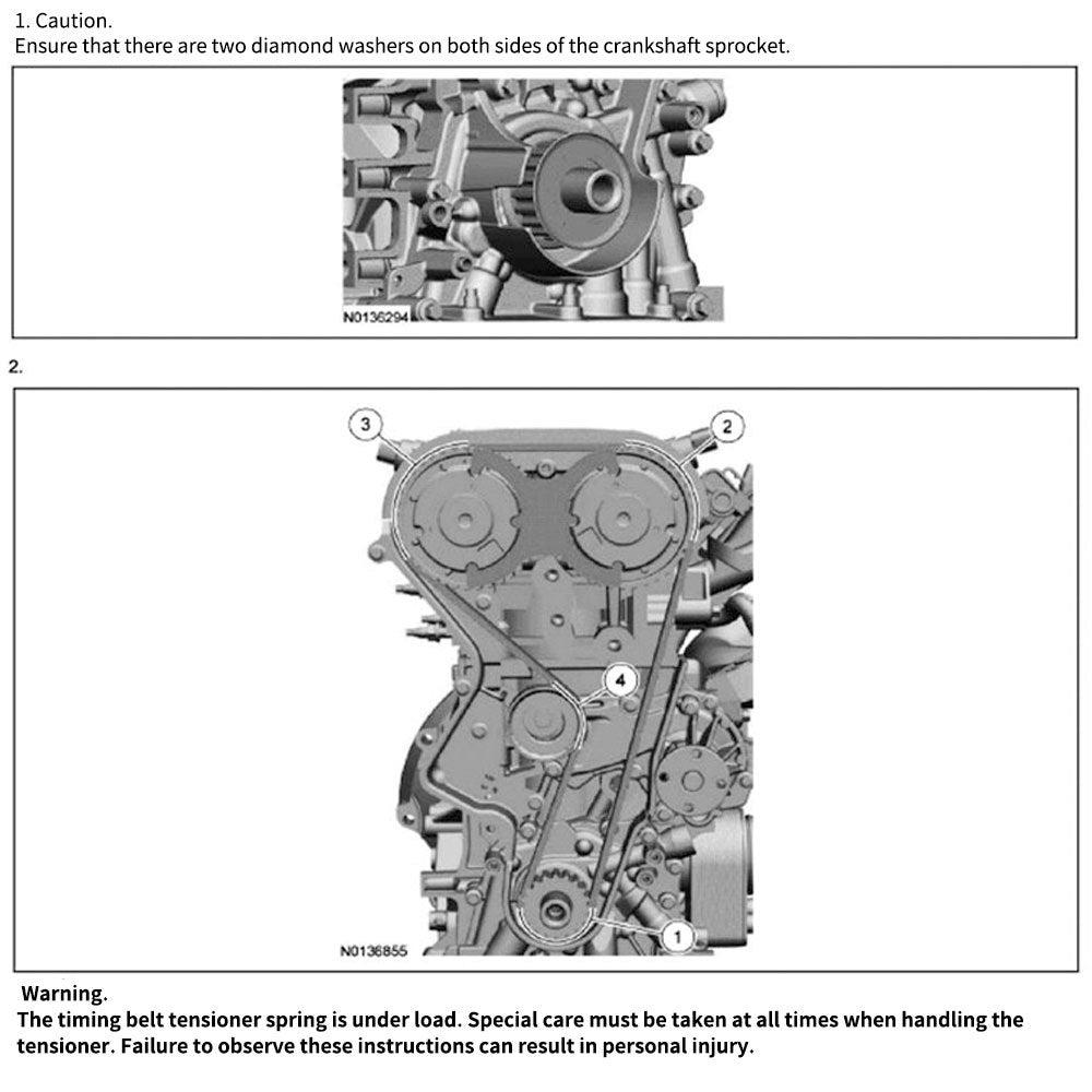 Ford Full Vehicle Range1.4/1.6/1.8Engine Timing Special Maintenance Tool Set Steam Dual-use for Diesel and Gasoline