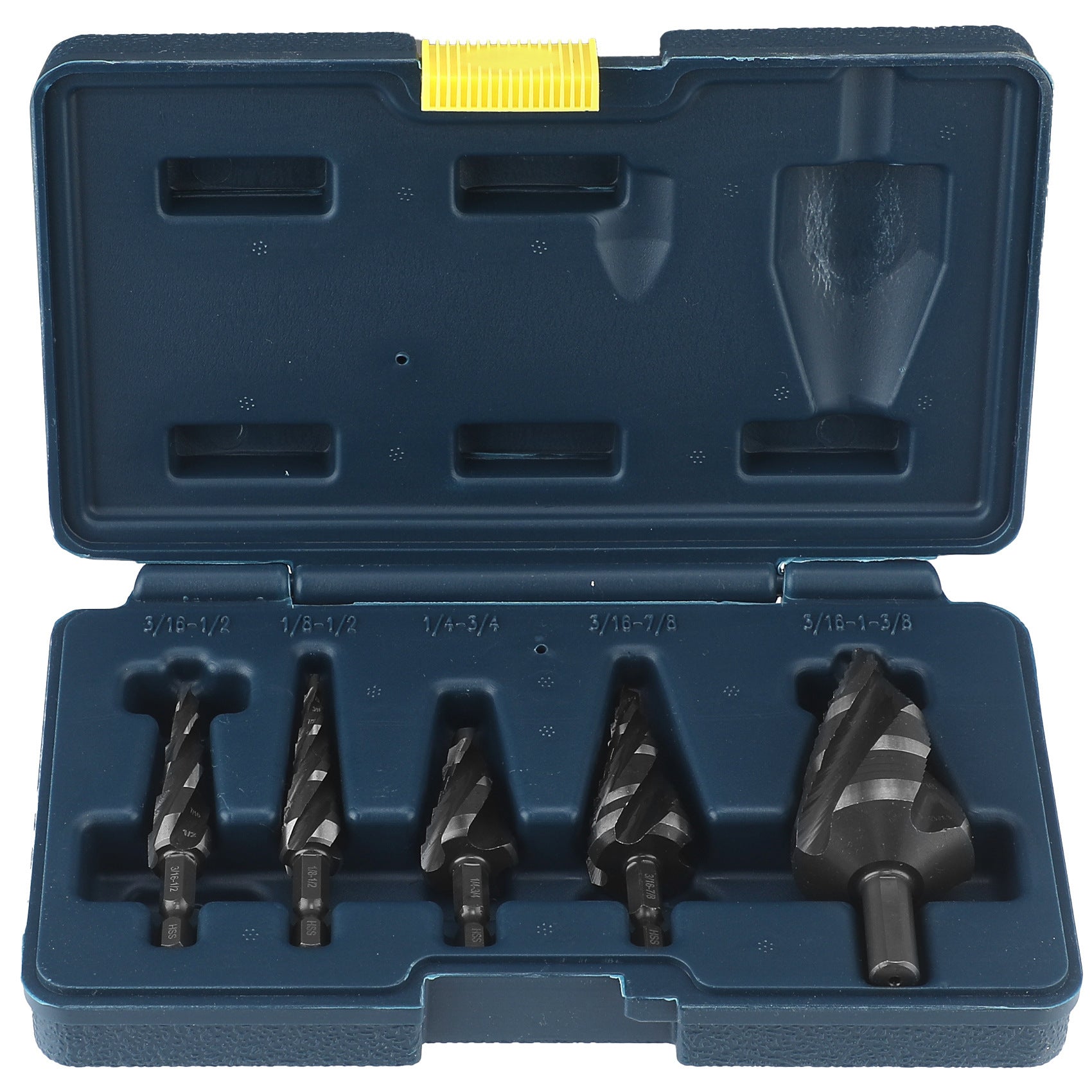 High-speed Bearing Steel HSS4341Stainless Steel Step Drill Bit Pagoda Drill Bit Four-slot Reamer Drill