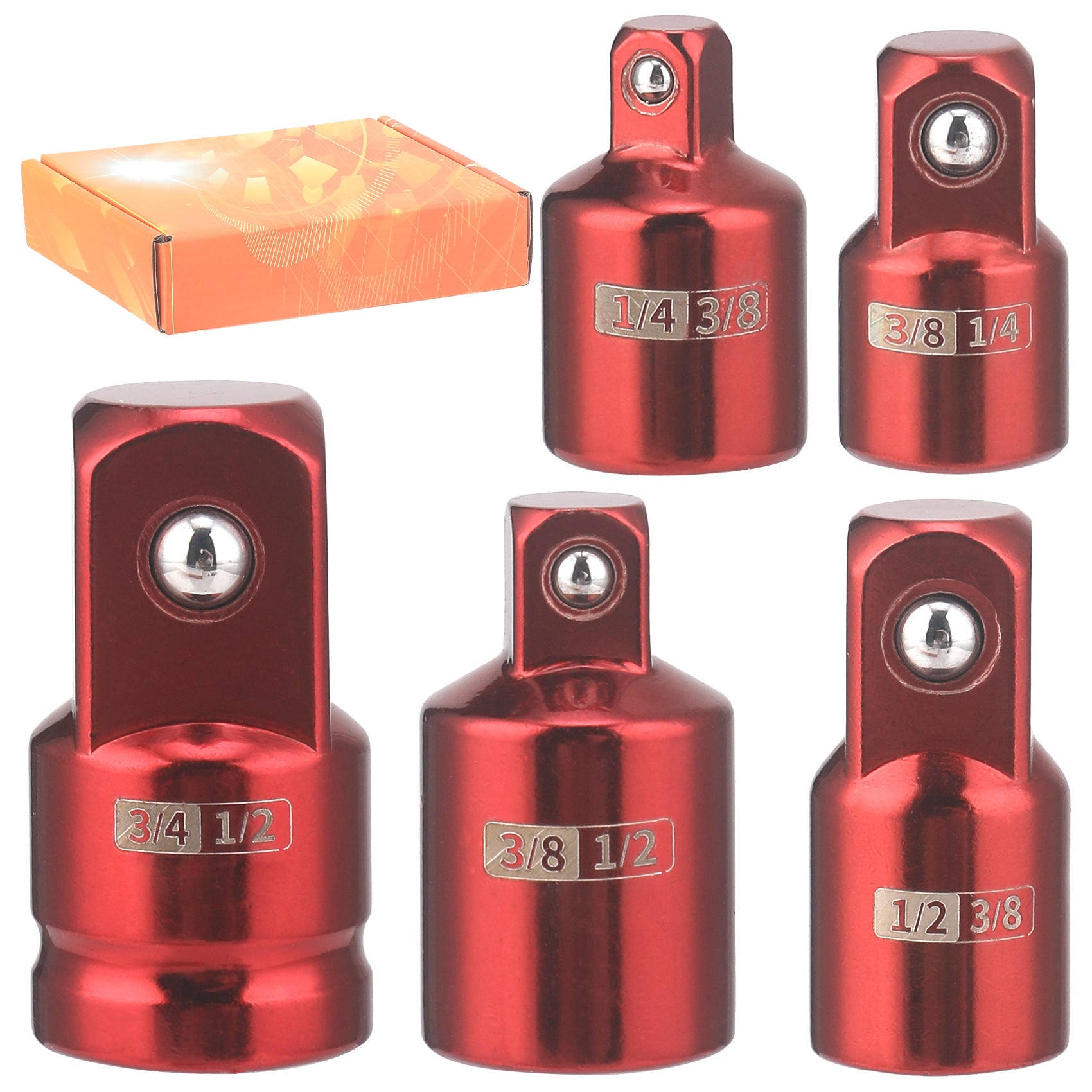 N Socket Adapter Large Medium Small Variable Diameter Connector Wind Cannon Adapter Interconversion Accessories Tool Ratchet Wrench Conversion
