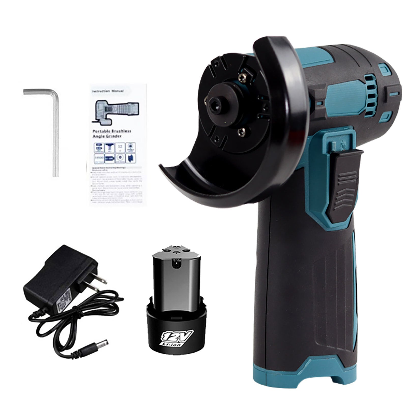 New Private Model Lithium Battery12V Mini Angle Grinder Wholesale Grinding Machine Cutting Machine with Brushed Power Battery Model