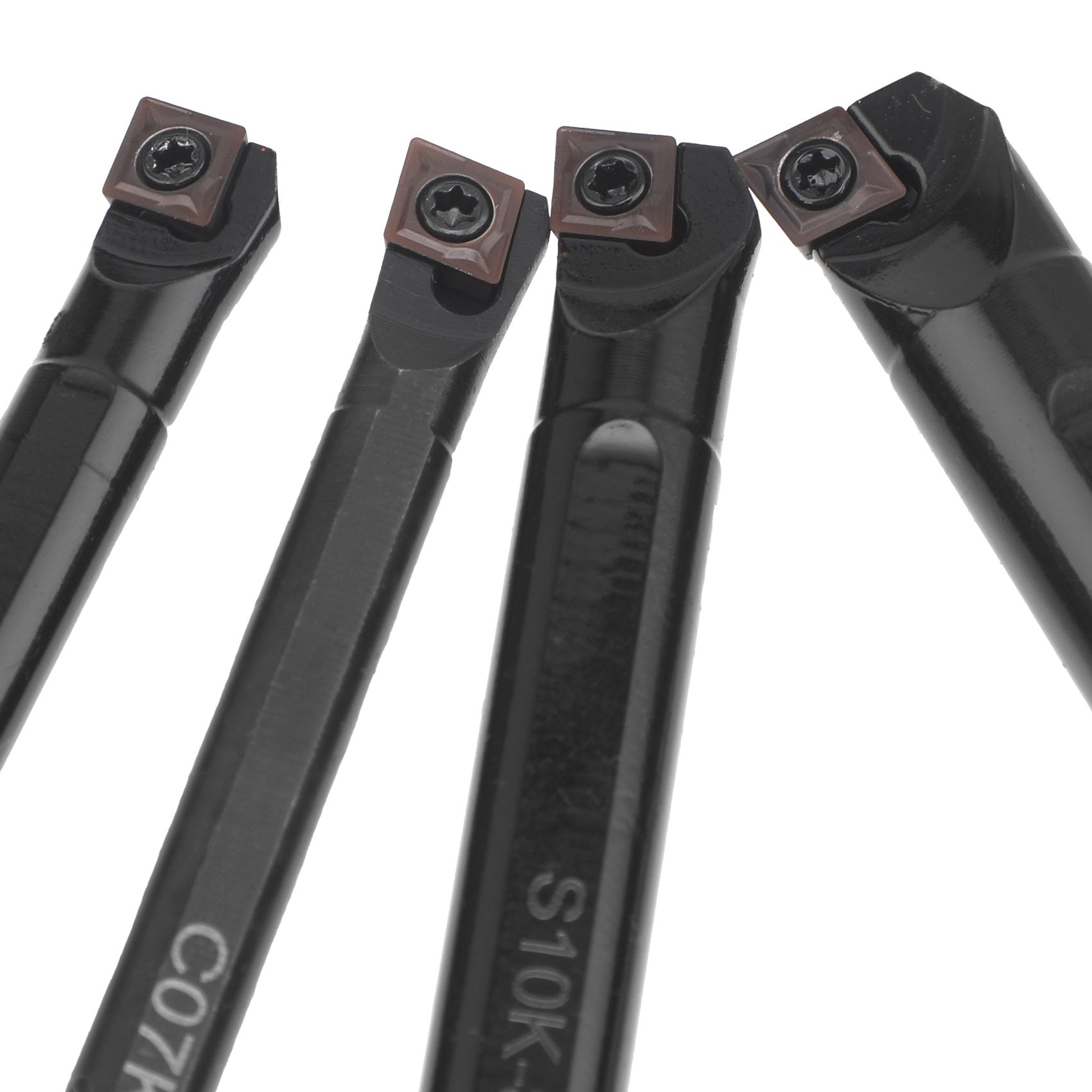 4Pieces S07K/S08K/S10K/S12M-SCLCR06Turning Tool Holder10Pieces CCMT06020 Blade