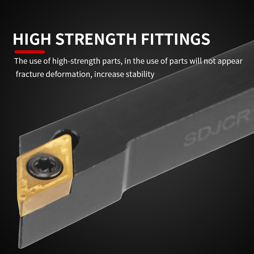 Popular7Set12mm Turning Tool Set Multifunctional Carbide Insert Shank Boring Tool Rod with Wrench