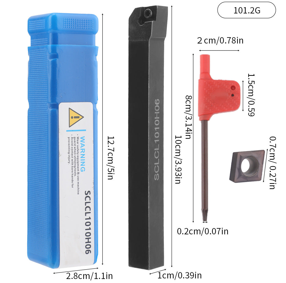 CNC Punching Machine Tool Holder Lathe10mm 9Set of Lathe Tools High Hardness Metal Milling Cutter Lathe CNC Knife Holder