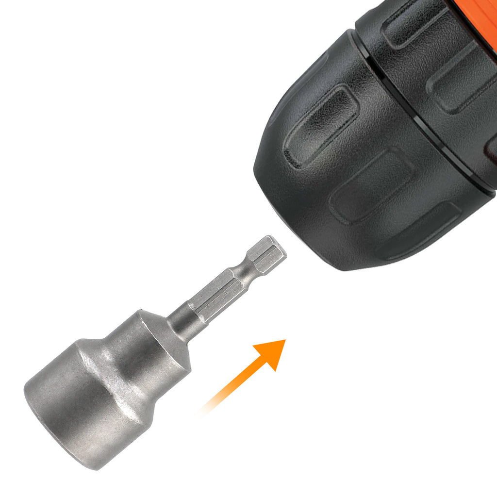 Strong Magnetic Socket Head Set Wind Batch Socket Head with Strong Magnetic Hex Socket Head Boxed Durable65mm