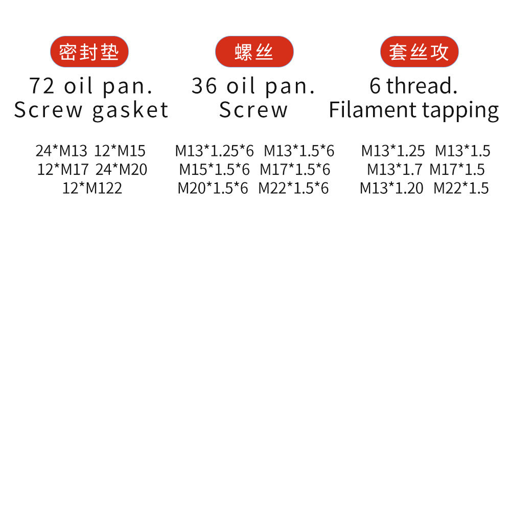 Car Oil Pan Drain Plug Thread Repair Tool Seal Anti-Slip Thread Pad Engine Oil Pan Screw