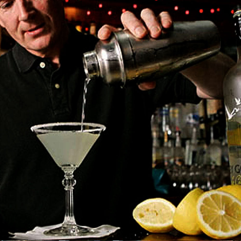 Cocktail shaker set of 12PCs stainless steel elliptical bamboo rack